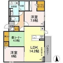 名城公園駅 徒歩9分 2階の物件間取画像